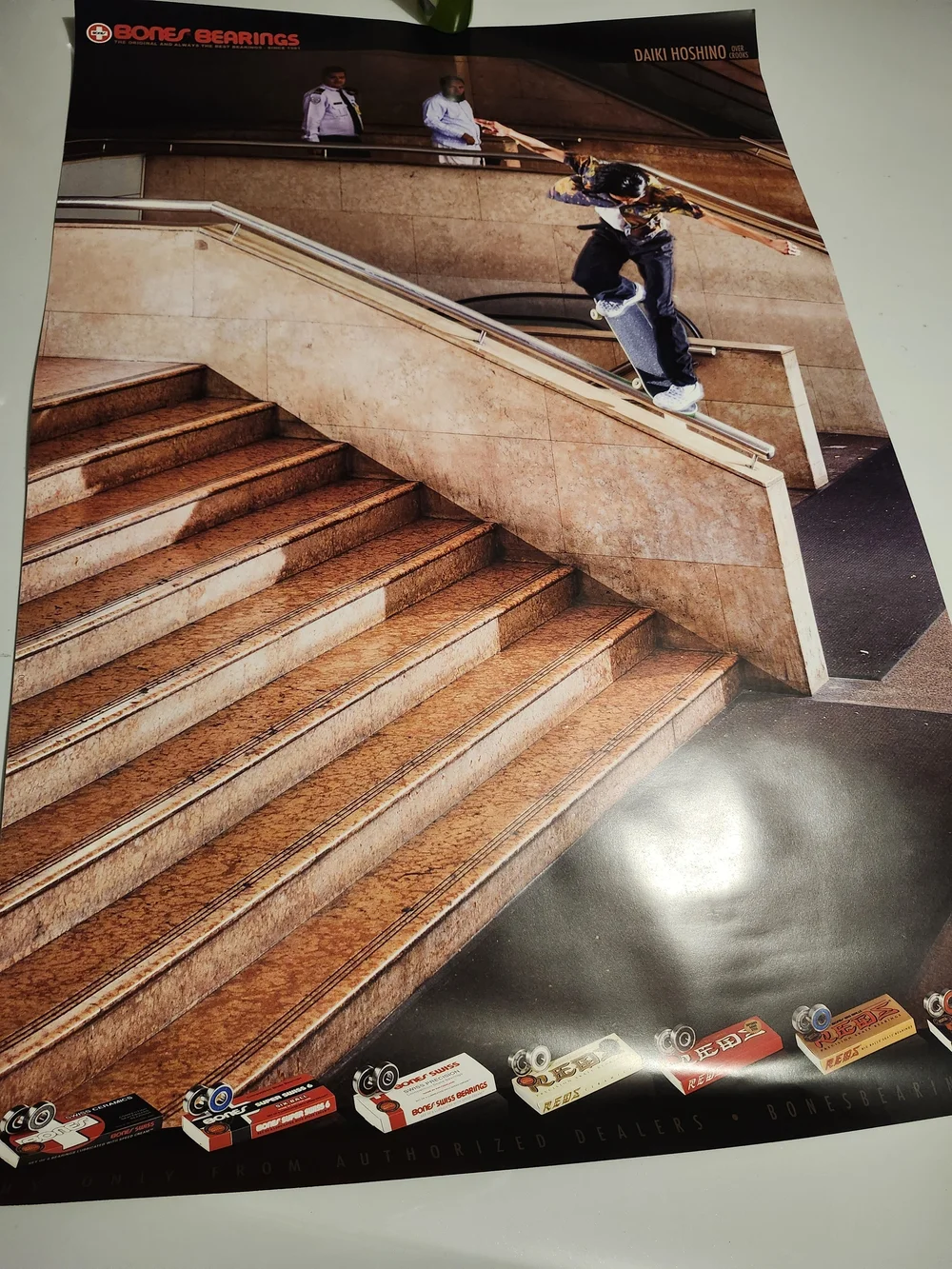 Bones Bearings Skateboard Powell Peralta  Poster Tony Hawl Vans RVCA HUF Supreme